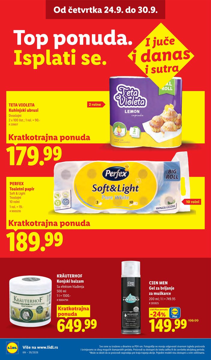 Lidl catalog page 38 — 2026-09-24 to 2026-09-30