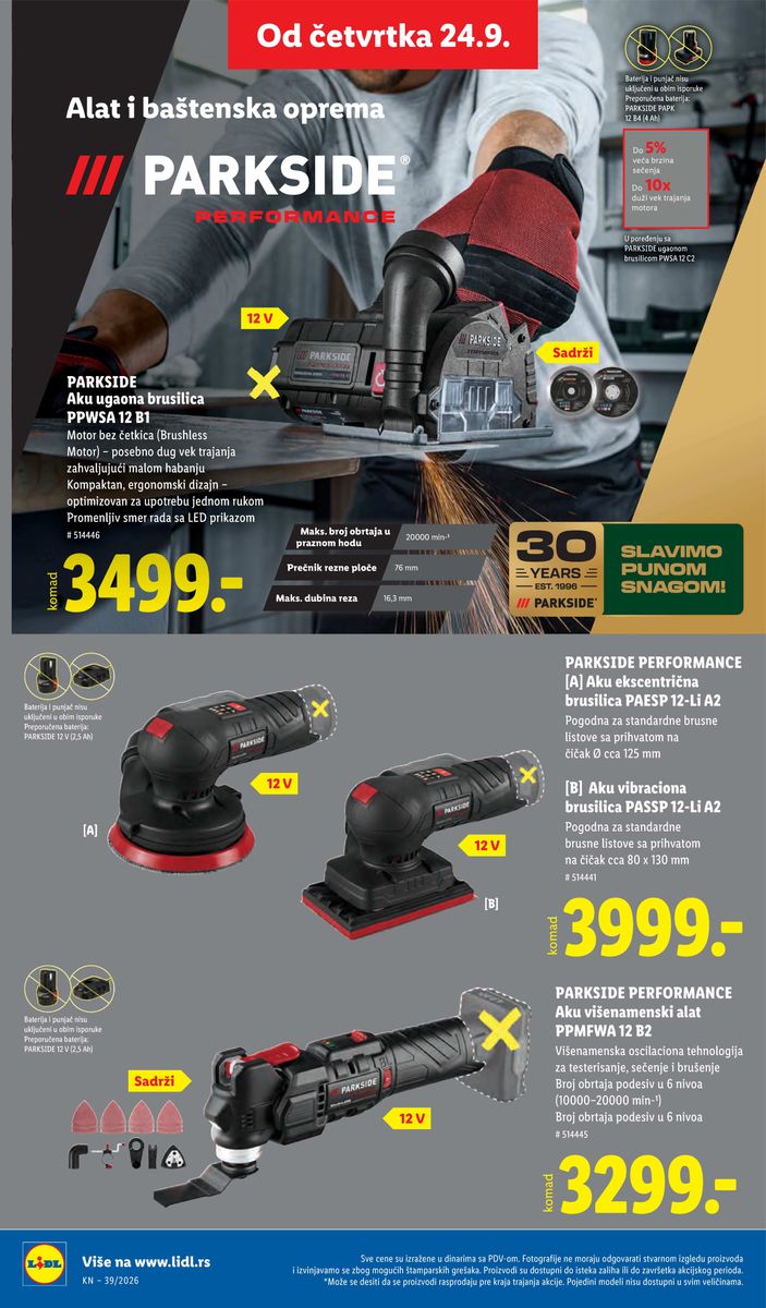 Lidl catalog page 74 — 2026-09-24 to 2026-09-30