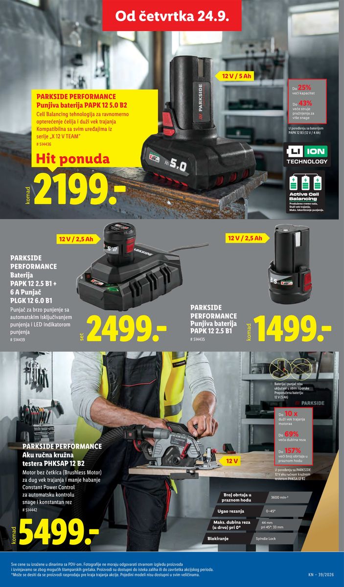 Lidl catalog page 75 — 2026-09-24 to 2026-09-30