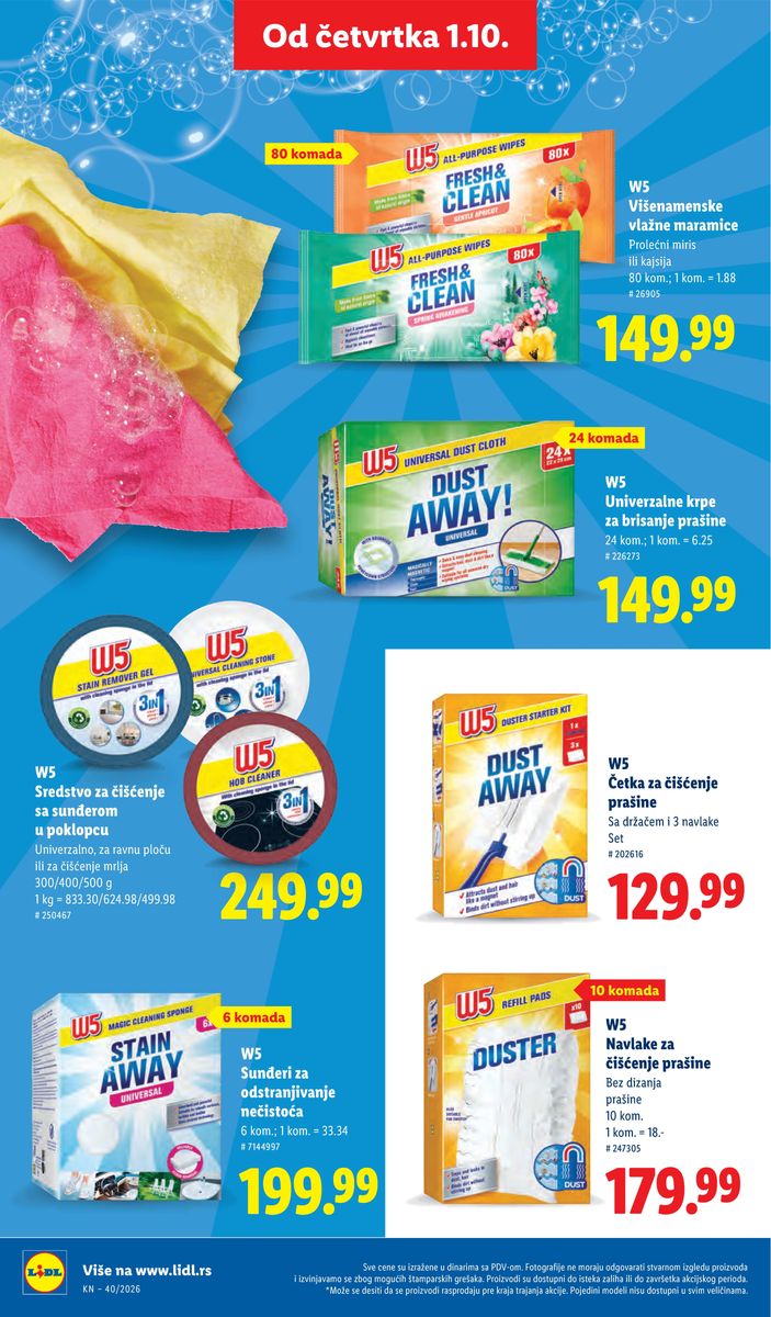 Lidl catalog page 40 — 2026-10-01 to 2026-10-07