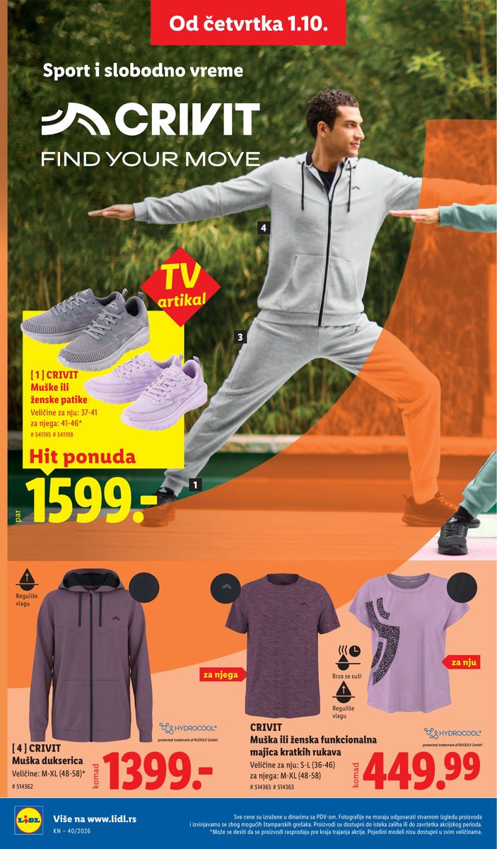 Lidl catalog page 74 — 2026-10-01 to 2026-10-07