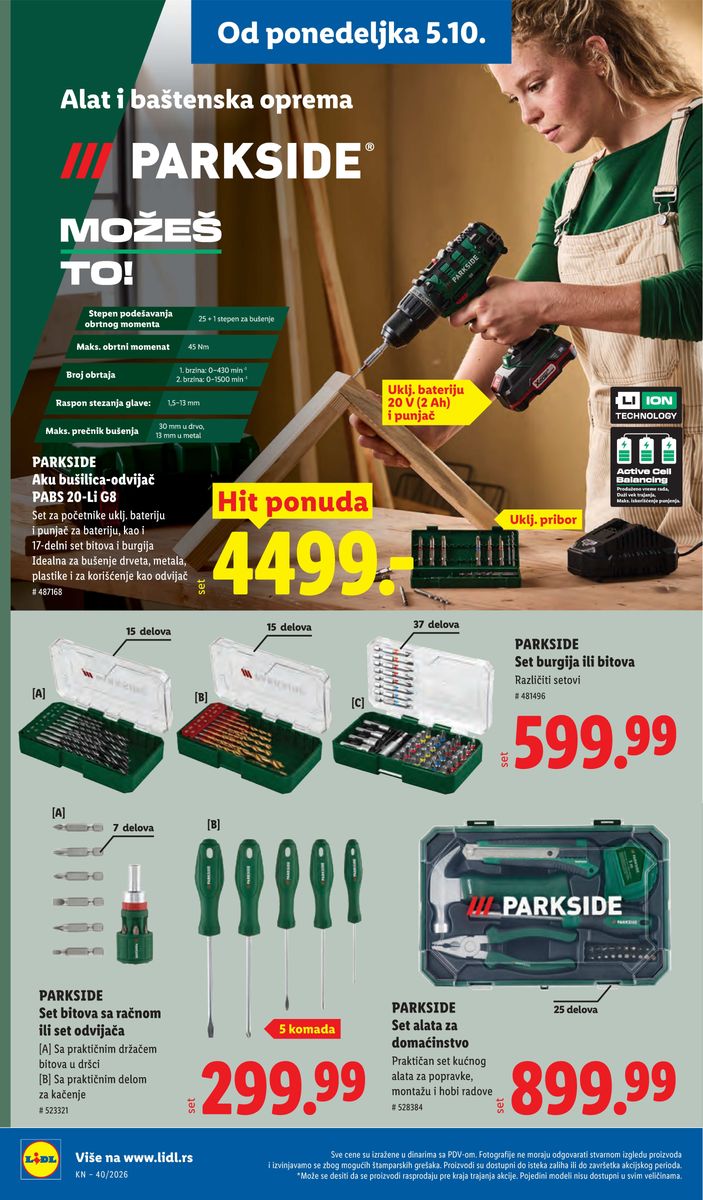 Lidl catalog page 90 — 2026-10-01 to 2026-10-07