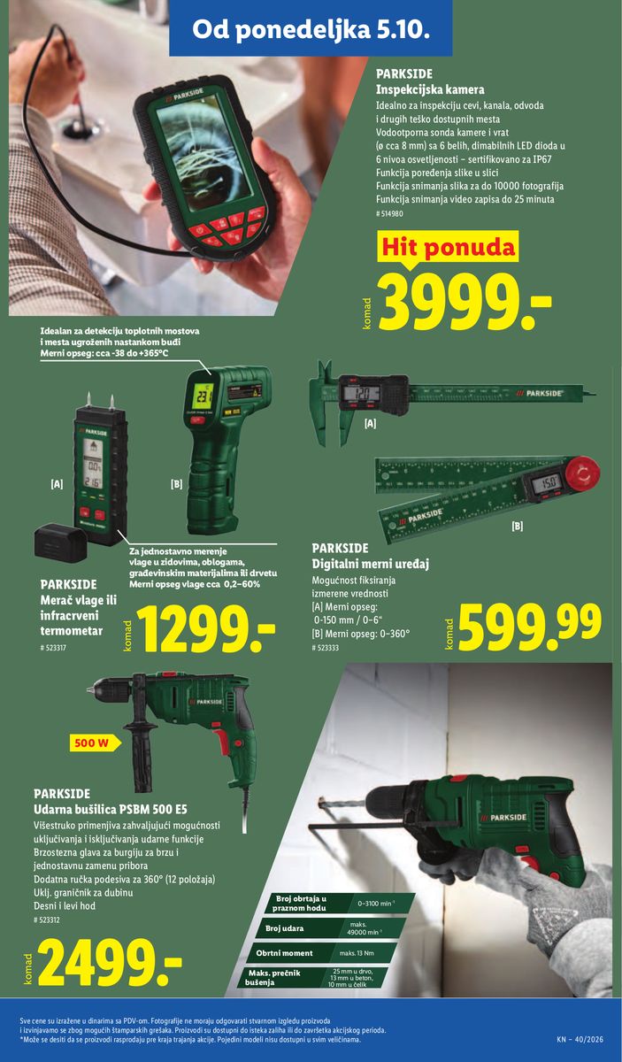 Lidl catalog page 95 — 2026-10-01 to 2026-10-07