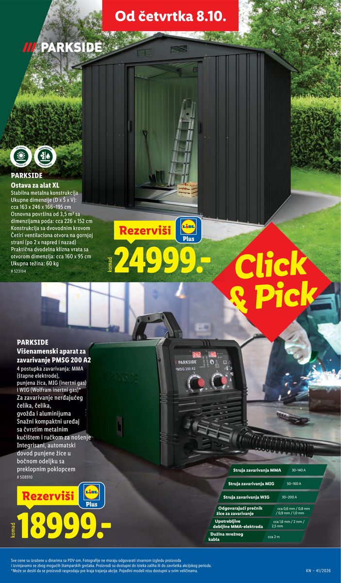 Lidl catalog page 87 — 2026-10-08 to 2026-10-14