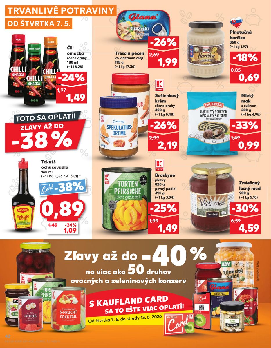 Kaufland catalog page 42 — 2026-05-07 to 2026-05-13