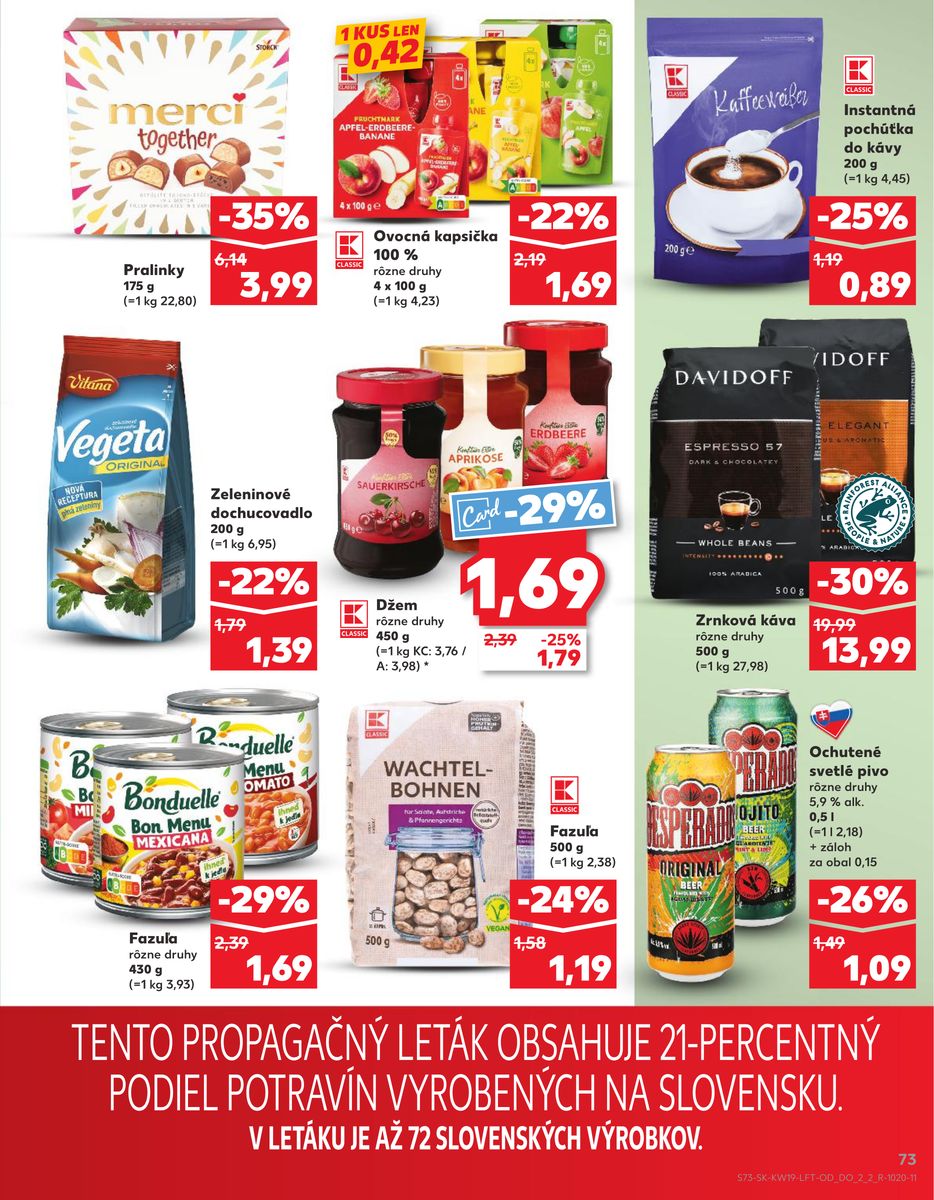Kaufland catalog page 73 — 2026-05-07 to 2026-05-13