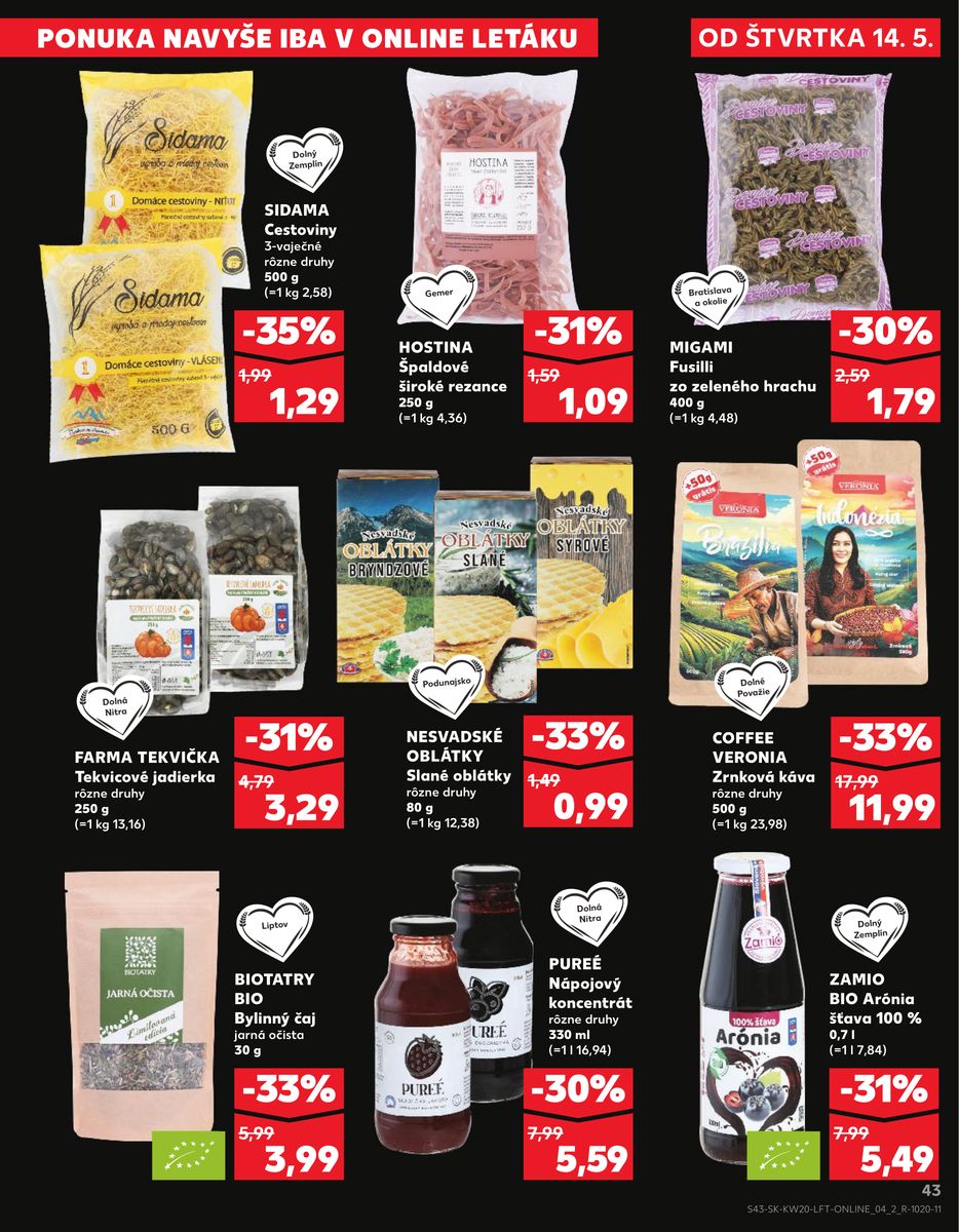 Kaufland catalog page 43 — 2026-05-14 to 2026-05-20