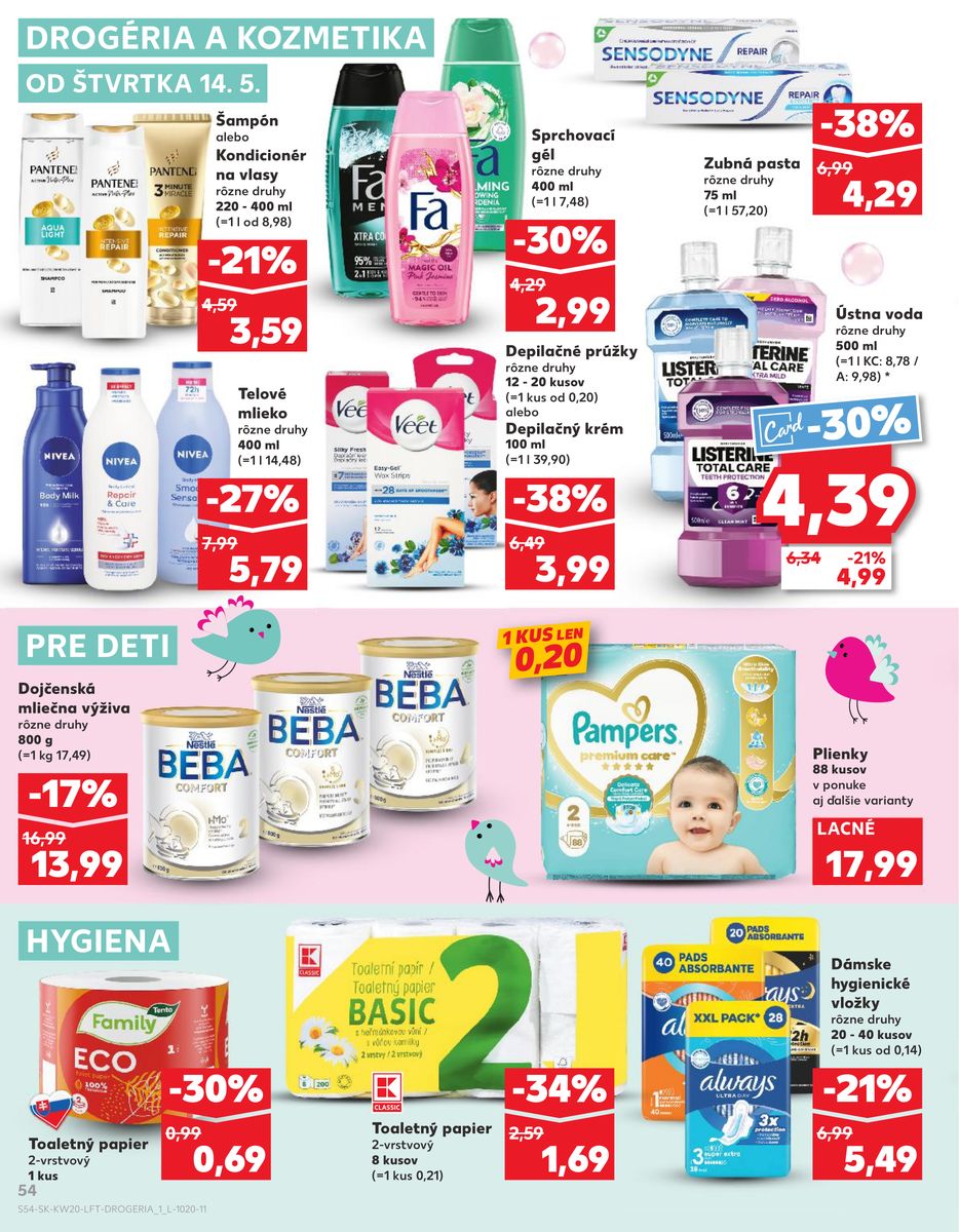 Kaufland catalog page 54 — 2026-05-14 to 2026-05-20