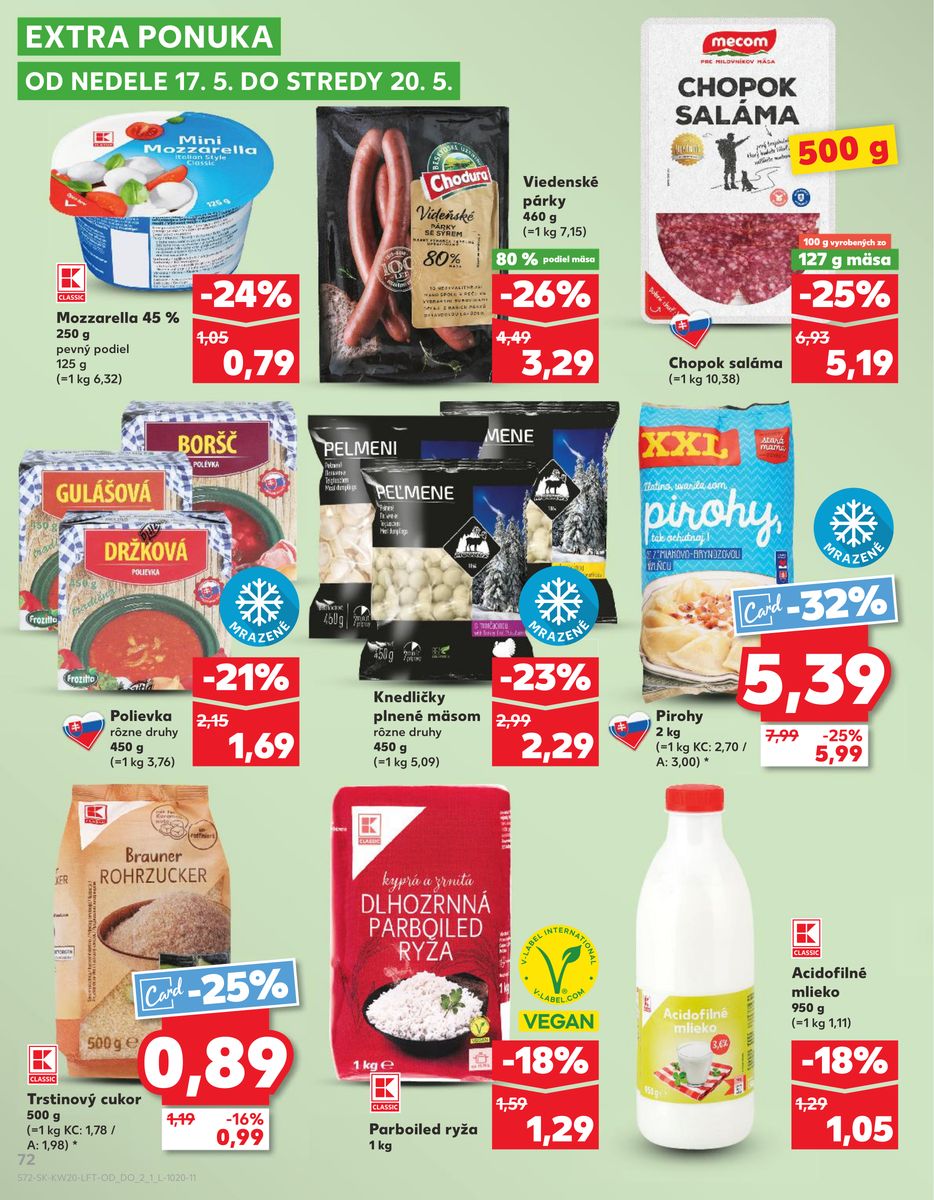 Kaufland catalog page 72 — 2026-05-14 to 2026-05-20