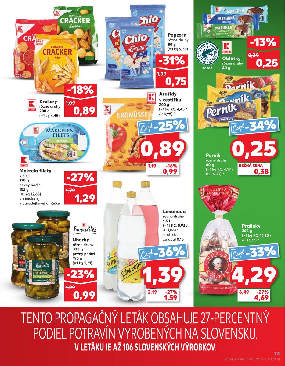 Kaufland catalog page 73 — 2026-05-14 to 2026-05-20