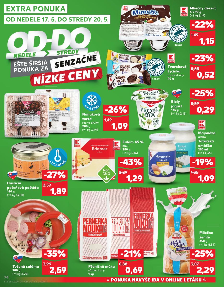 Kaufland catalog page 74 — 2026-05-14 to 2026-05-20
