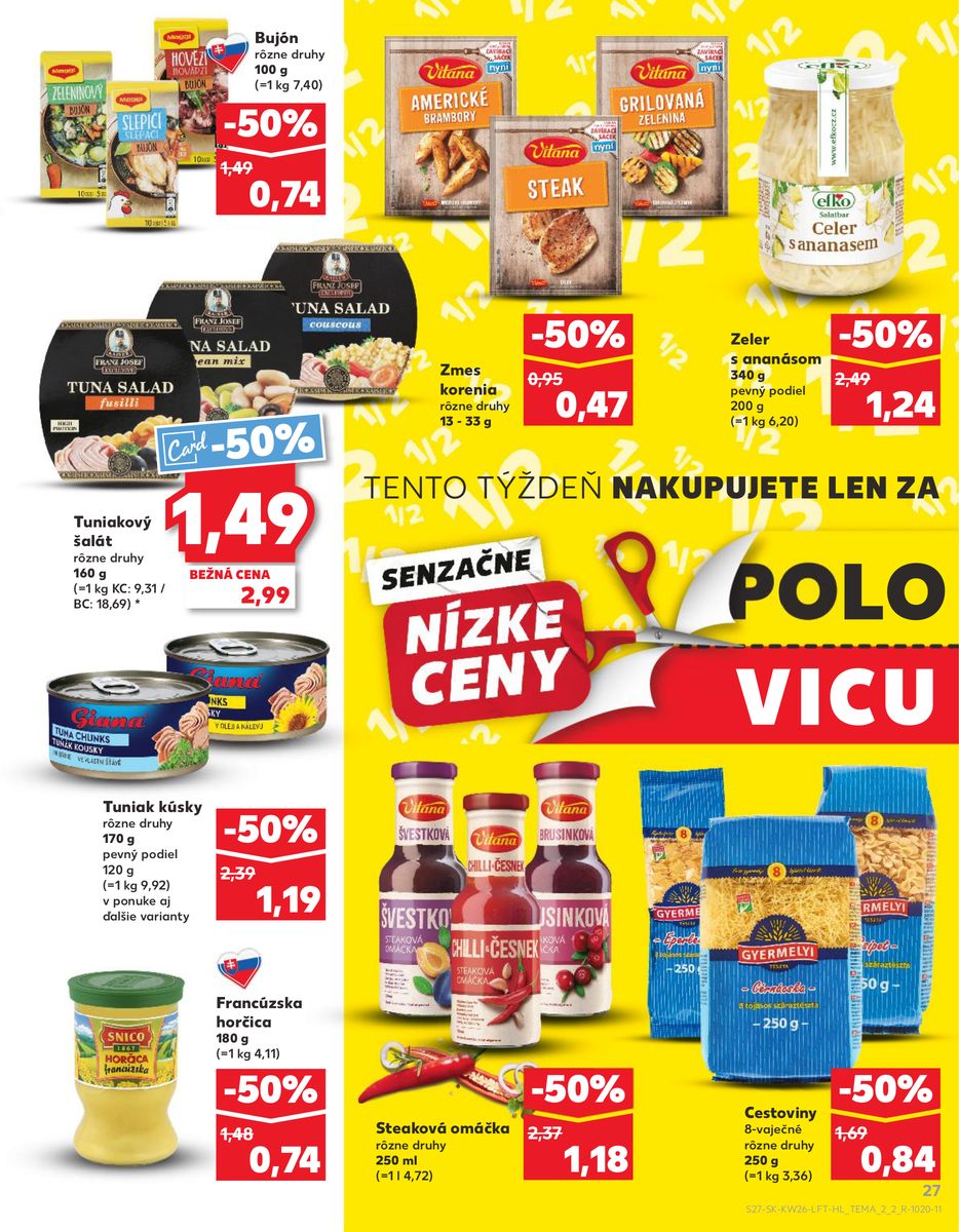Kaufland catalog page 27 — 2026-06-25 to 2026-07-01