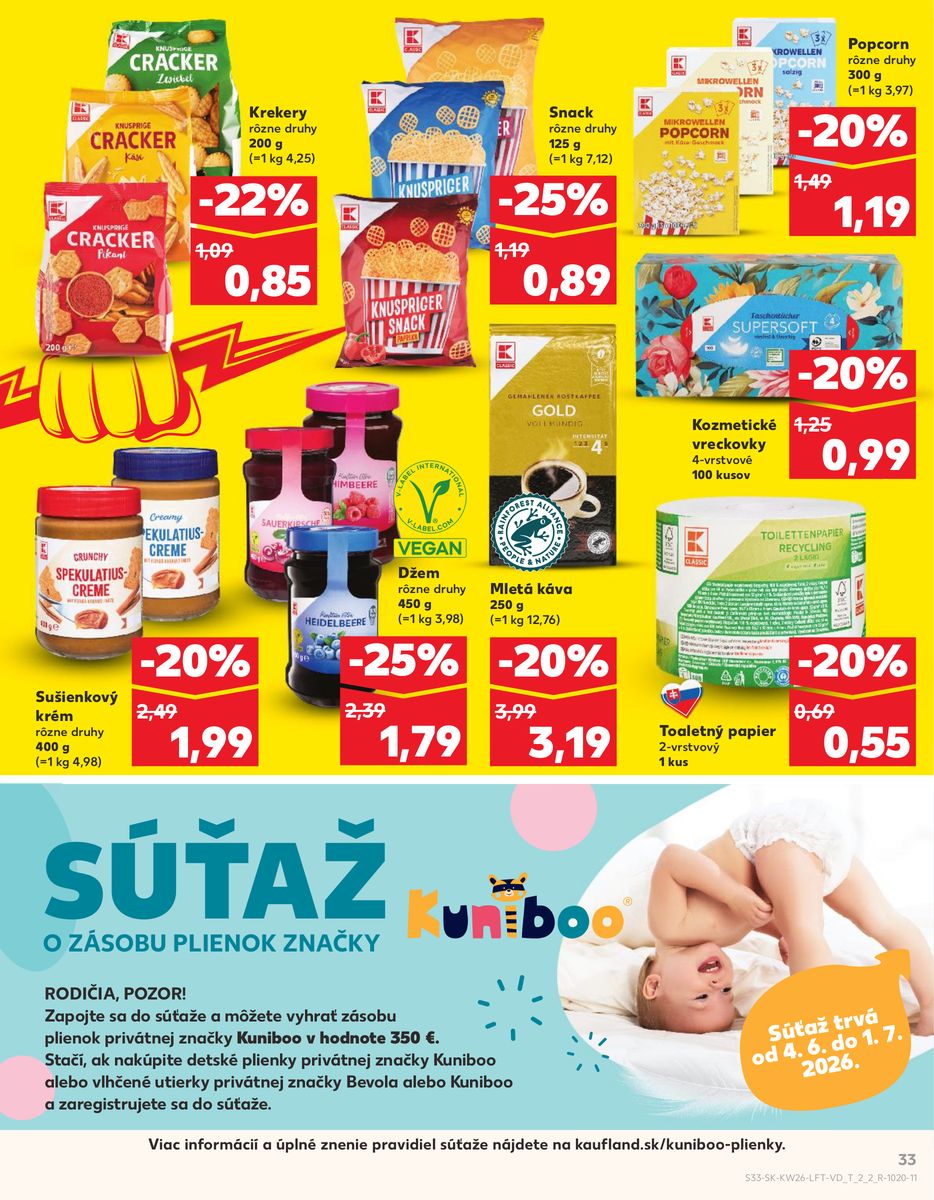 Kaufland catalog page 33 — 2026-06-25 to 2026-07-01