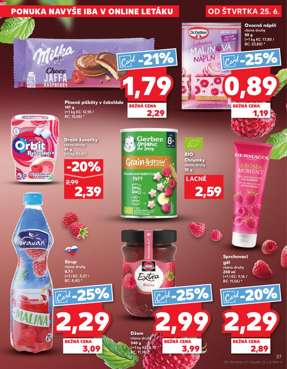 Kaufland catalog page 37 — 2026-06-25 to 2026-07-01