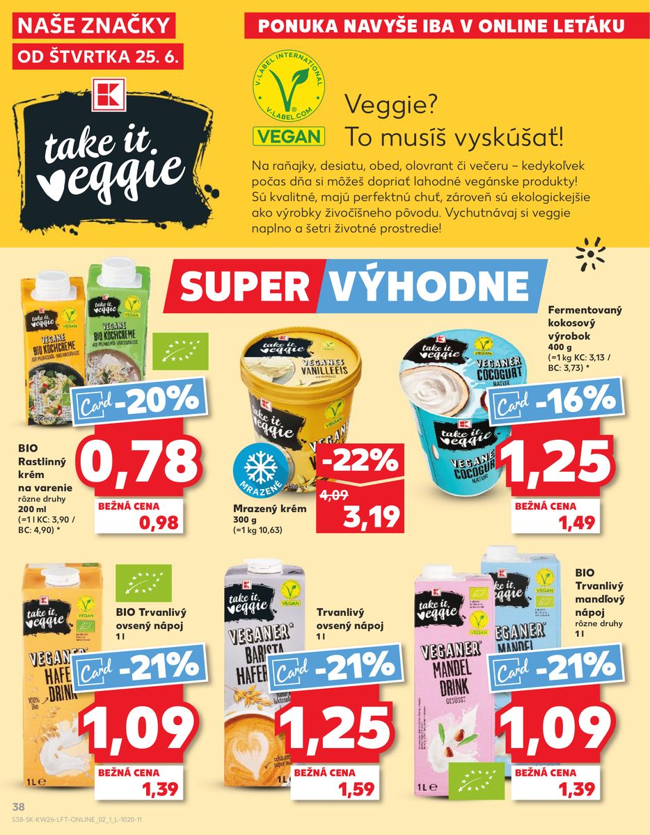 Kaufland catalog page 38 — 2026-06-25 to 2026-07-01
