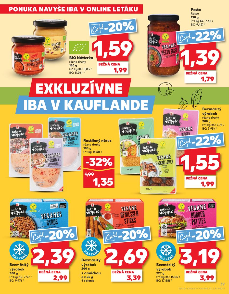 Kaufland catalog page 39 — 2026-06-25 to 2026-07-01