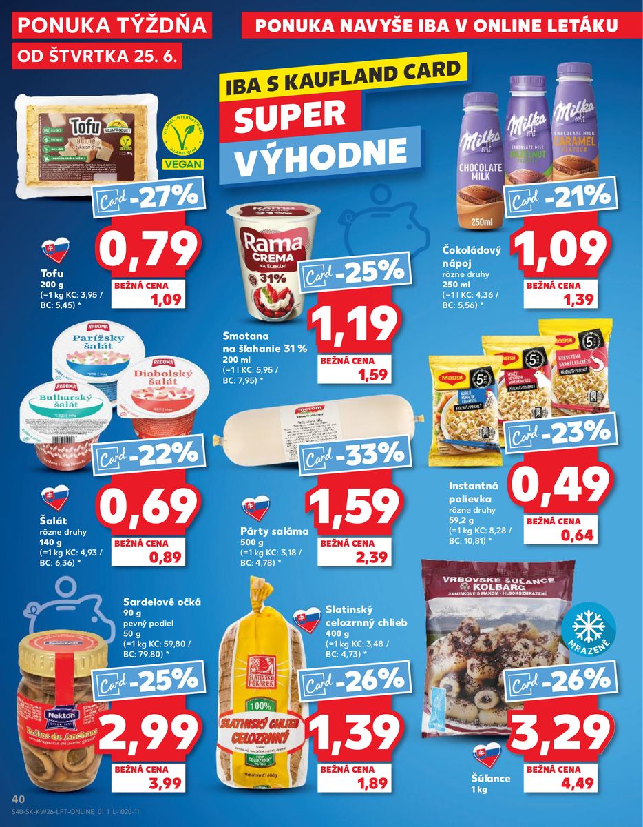 Kaufland catalog page 40 — 2026-06-25 to 2026-07-01