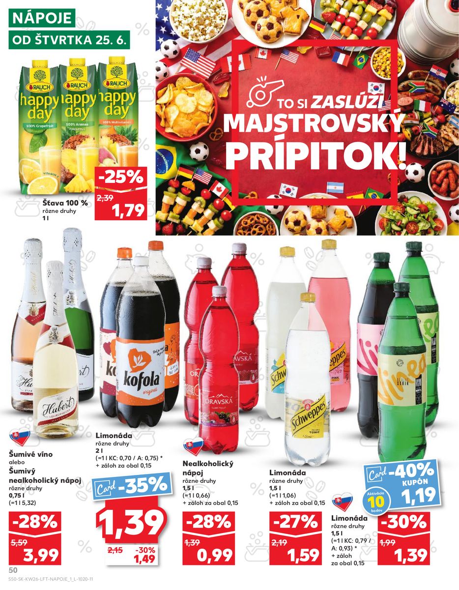 Kaufland catalog page 50 — 2026-06-25 to 2026-07-01