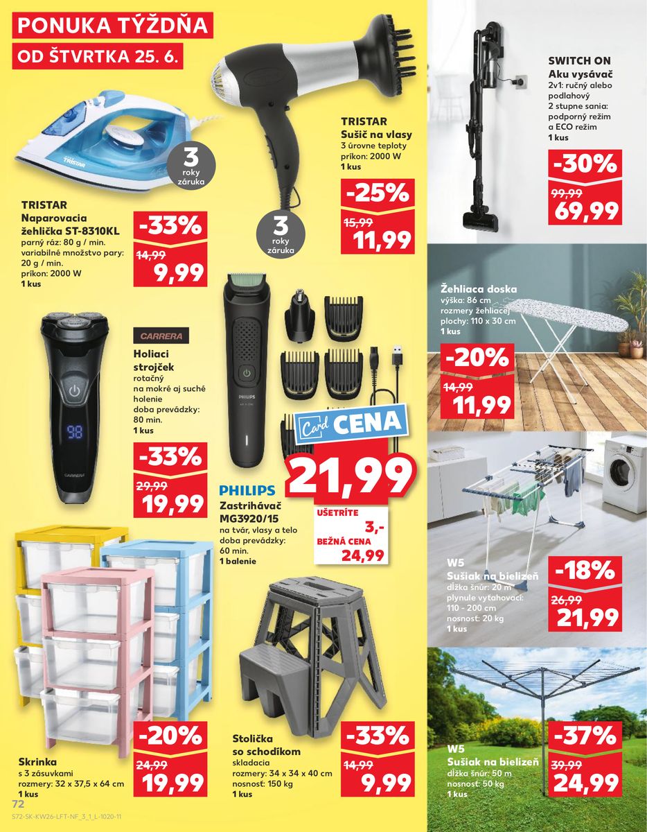 Kaufland catalog page 72 — 2026-06-25 to 2026-07-01