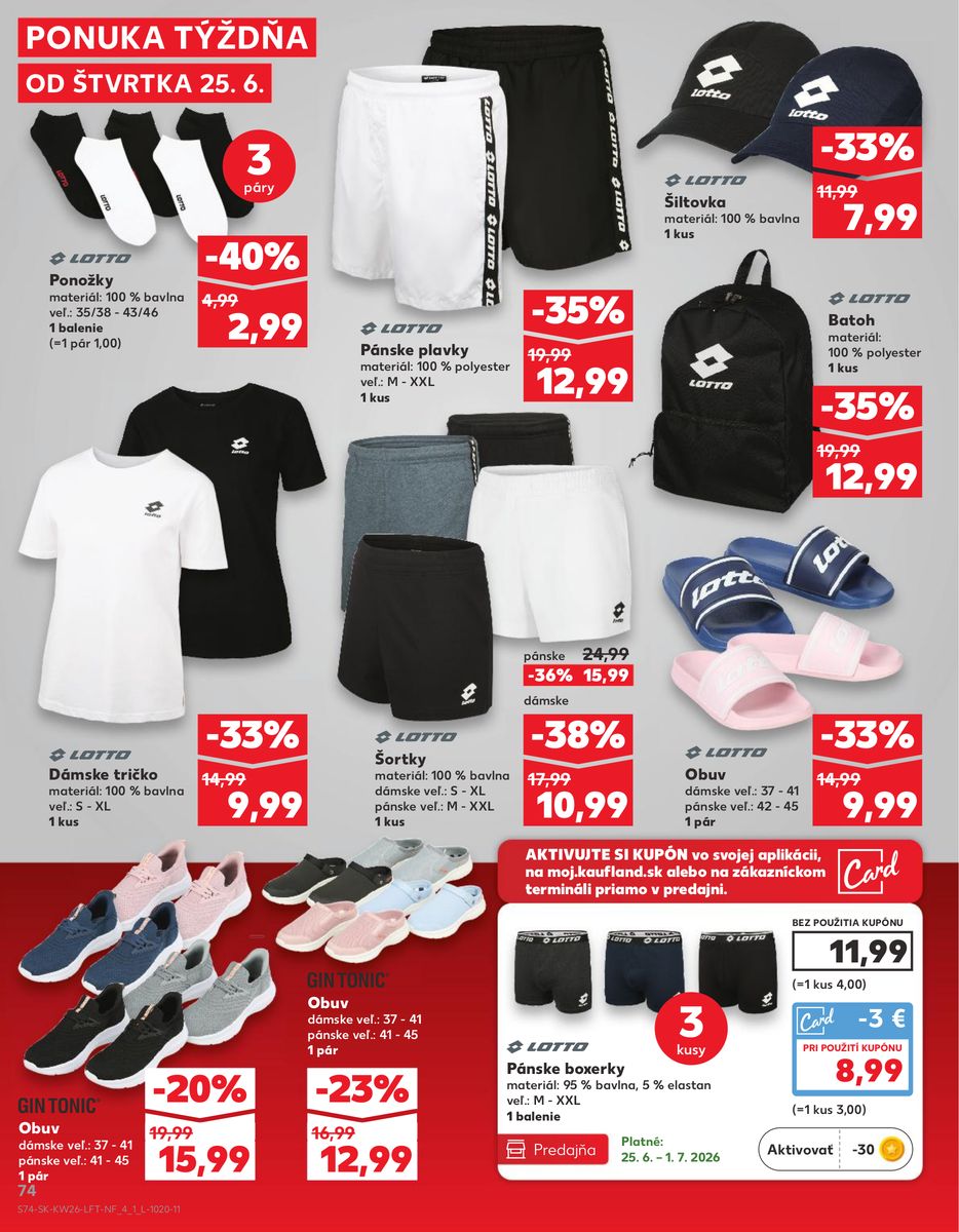 Kaufland catalog page 74 — 2026-06-25 to 2026-07-01