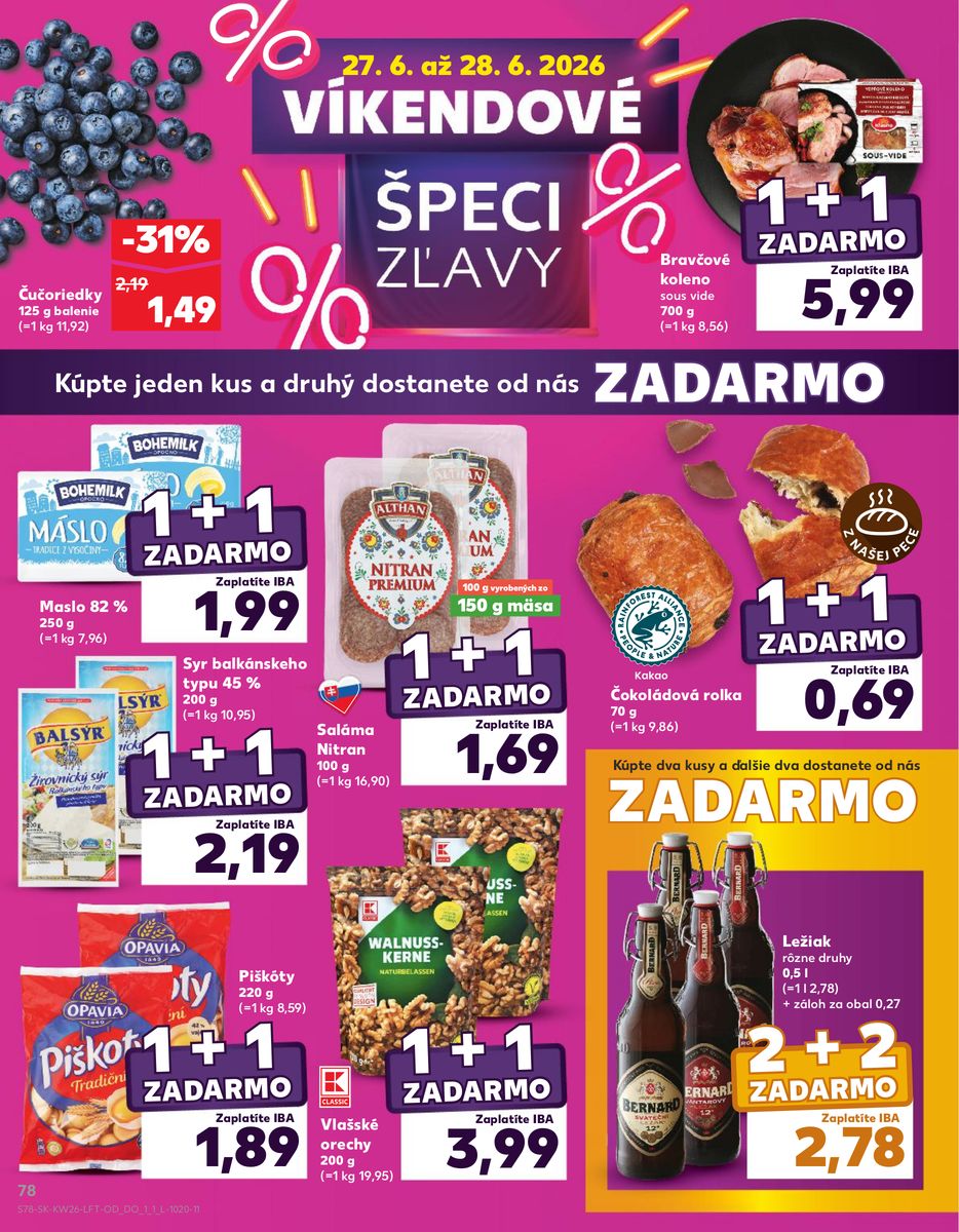 Kaufland catalog page 78 — 2026-06-25 to 2026-07-01