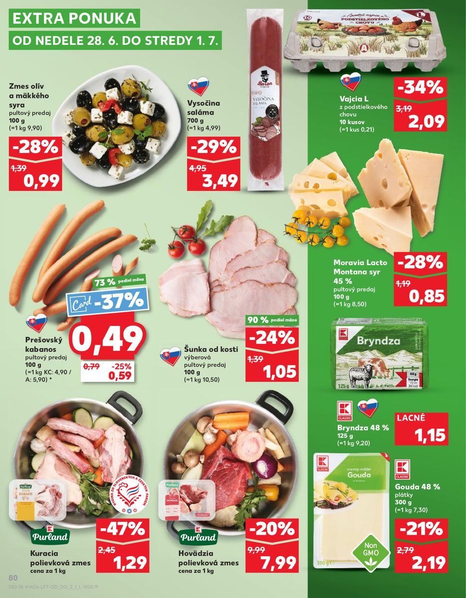 Kaufland catalog page 80 — 2026-06-25 to 2026-07-01
