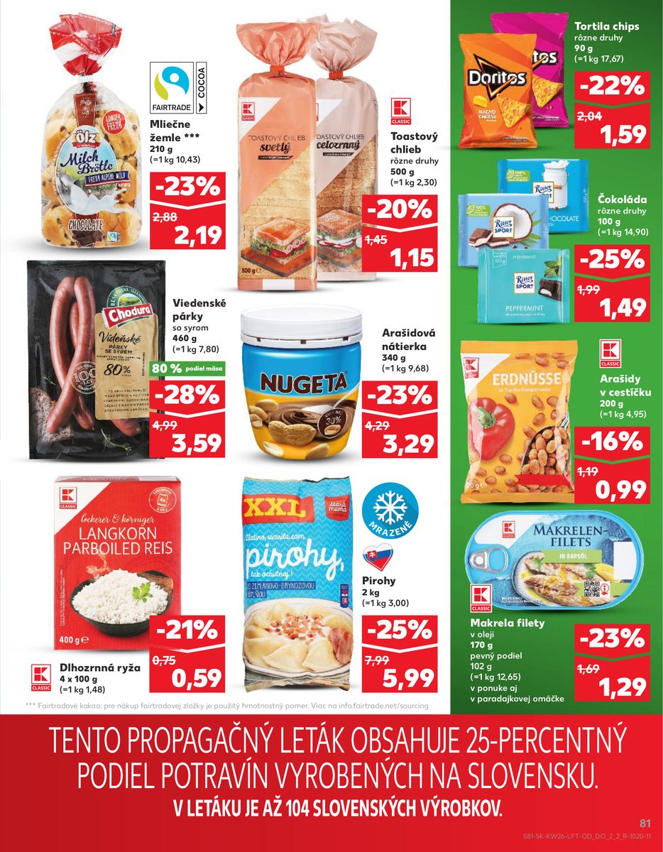 Kaufland catalog page 81 — 2026-06-25 to 2026-07-01
