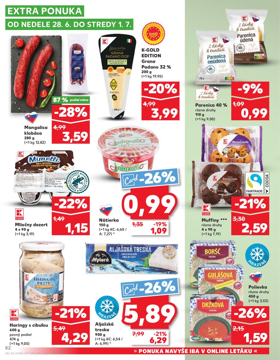 Kaufland catalog page 82 — 2026-06-25 to 2026-07-01
