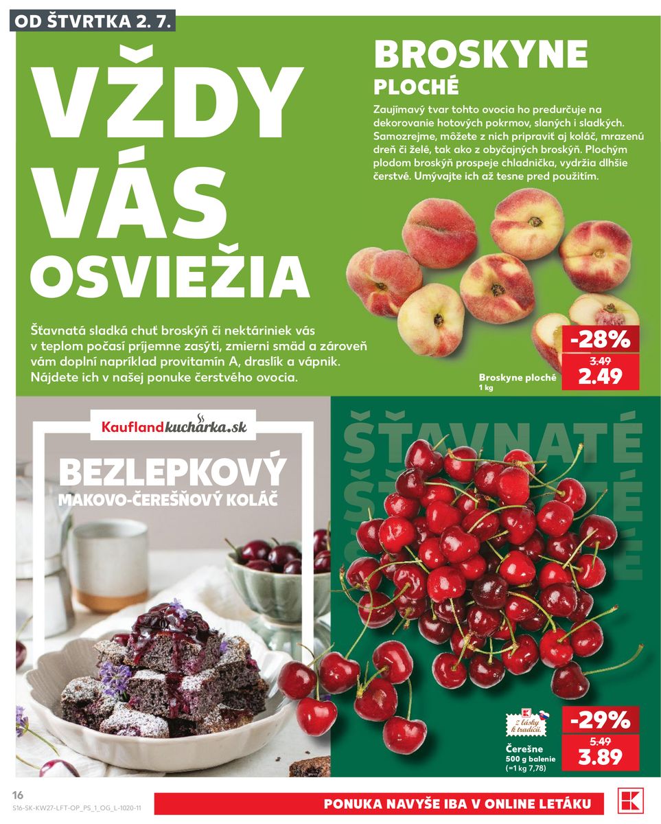 Kaufland catalog page 16 — 2026-07-02 to 2026-07-08