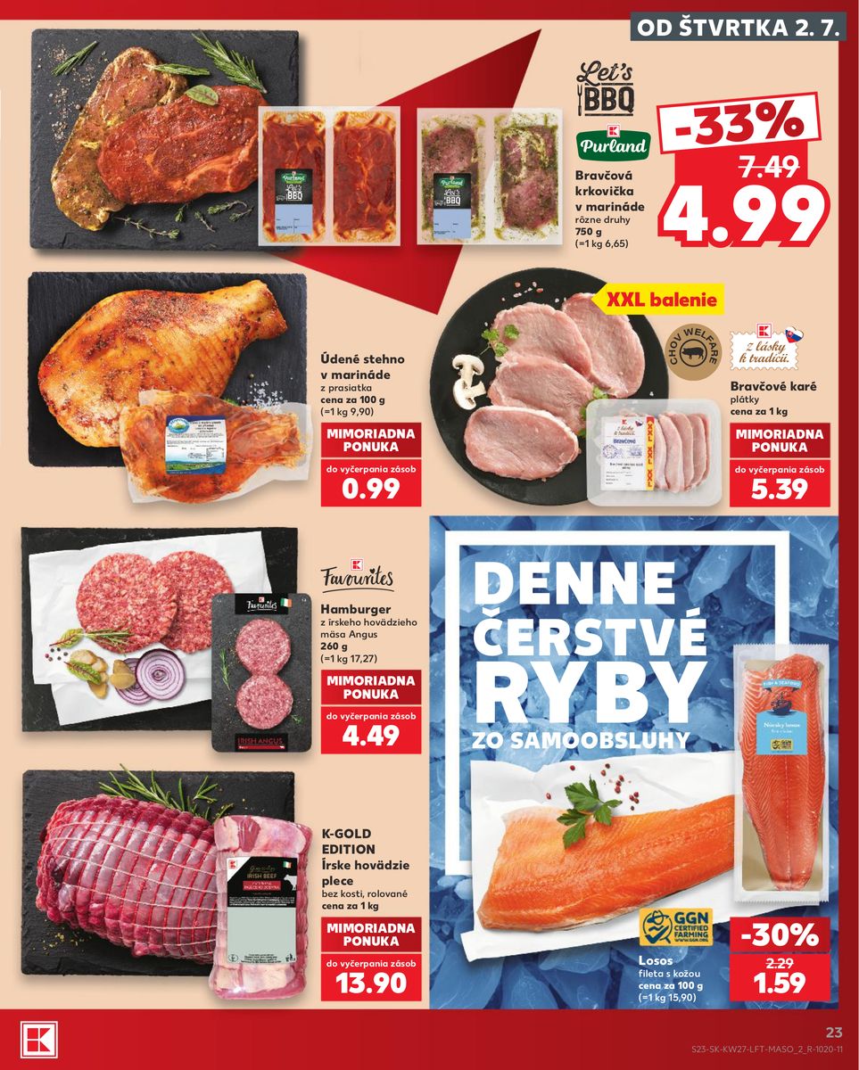 Kaufland catalog page 23 — 2026-07-02 to 2026-07-08
