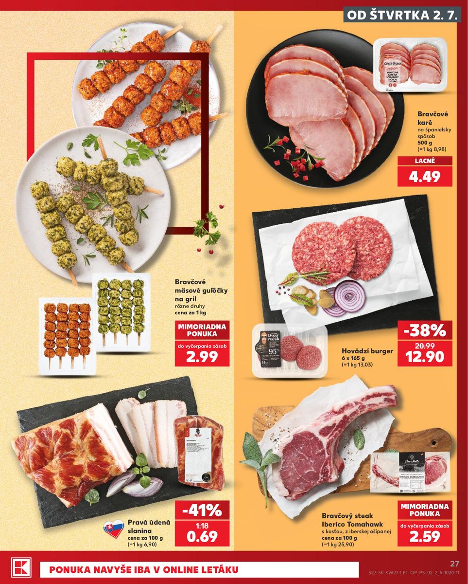 Kaufland catalog page 27 — 2026-07-02 to 2026-07-08