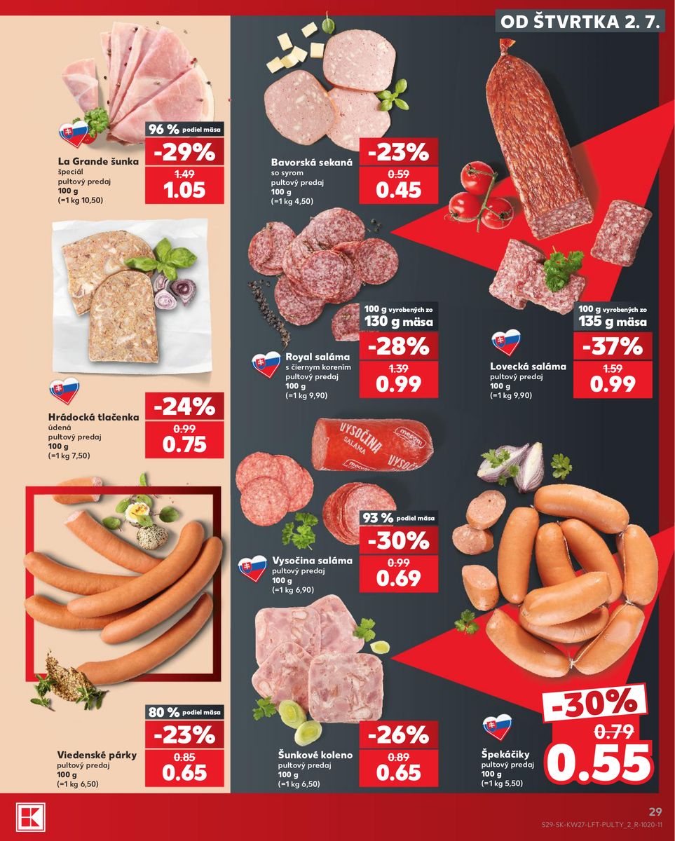 Kaufland catalog page 29 — 2026-07-02 to 2026-07-08