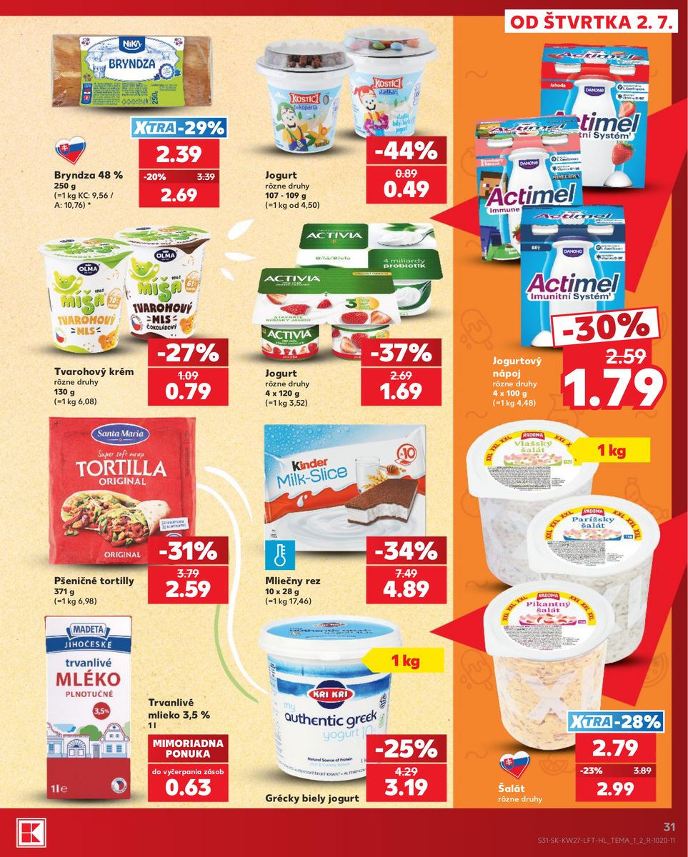 Kaufland catalog page 31 — 2026-07-02 to 2026-07-08