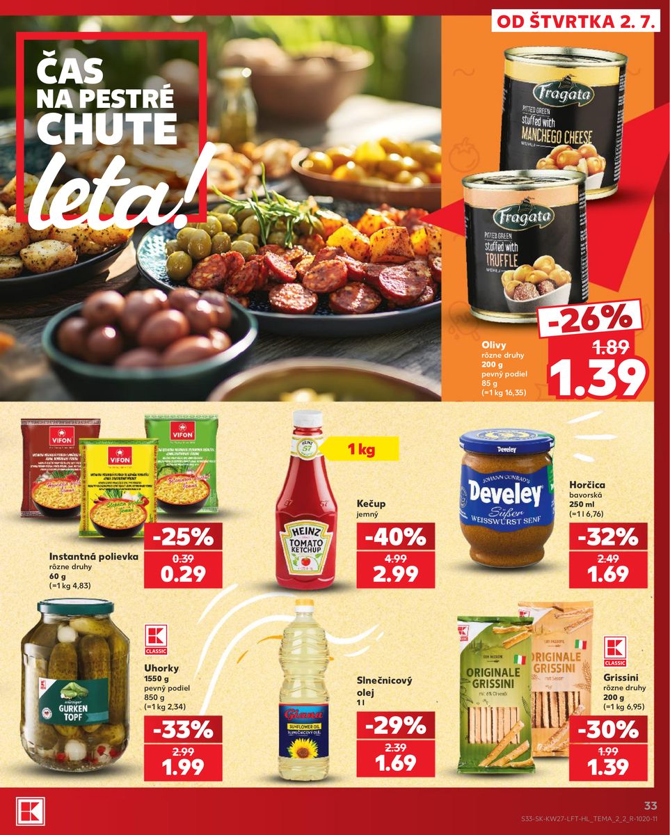 Kaufland catalog page 33 — 2026-07-02 to 2026-07-08