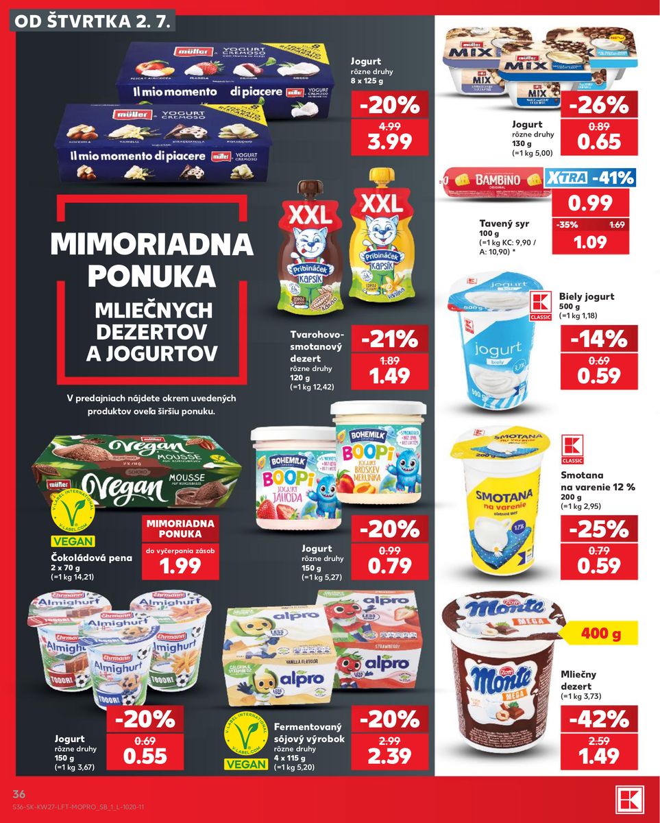 Kaufland catalog page 36 — 2026-07-02 to 2026-07-08
