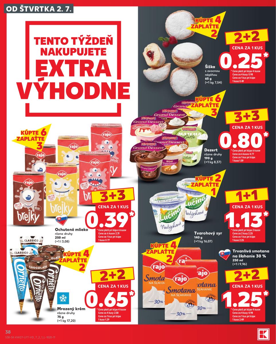 Kaufland catalog page 38 — 2026-07-02 to 2026-07-08