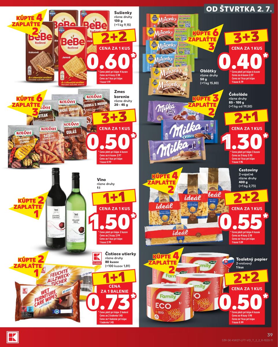 Kaufland catalog page 39 — 2026-07-02 to 2026-07-08