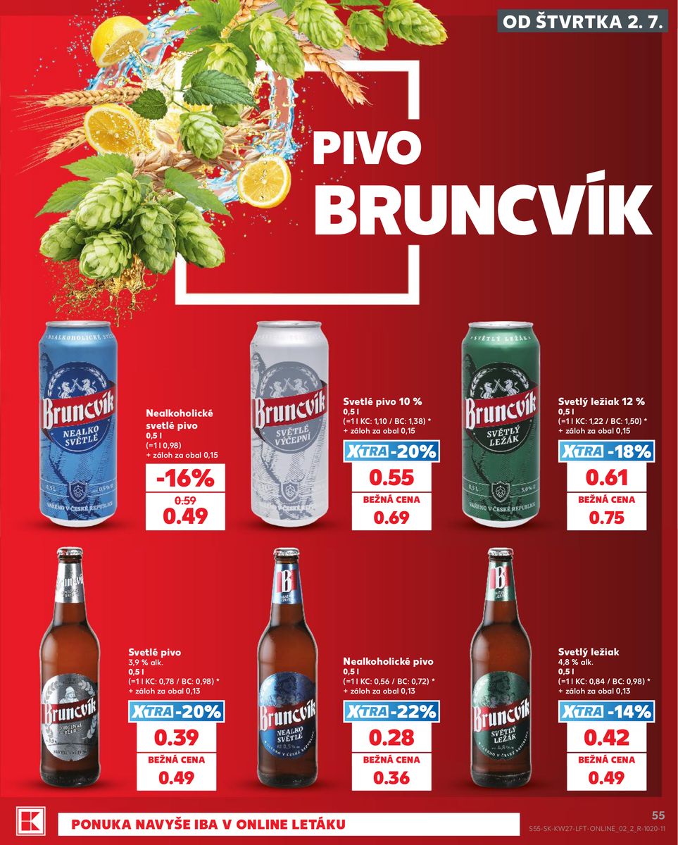 Kaufland catalog page 55 — 2026-07-02 to 2026-07-08