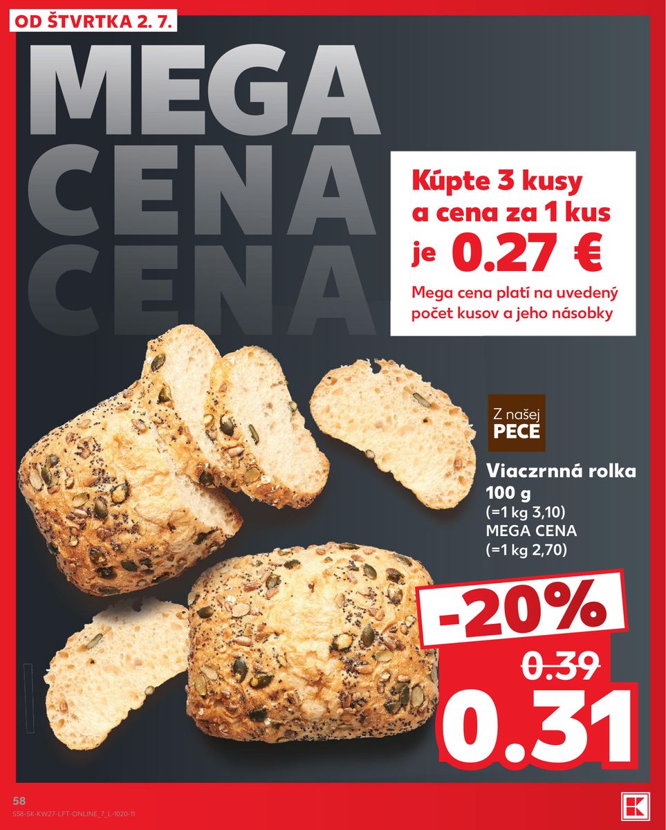 Kaufland catalog page 58 — 2026-07-02 to 2026-07-08