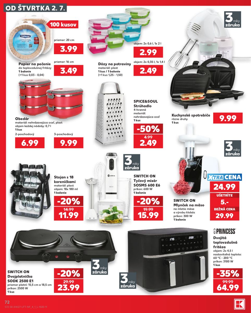 Kaufland catalog page 72 — 2026-07-02 to 2026-07-08