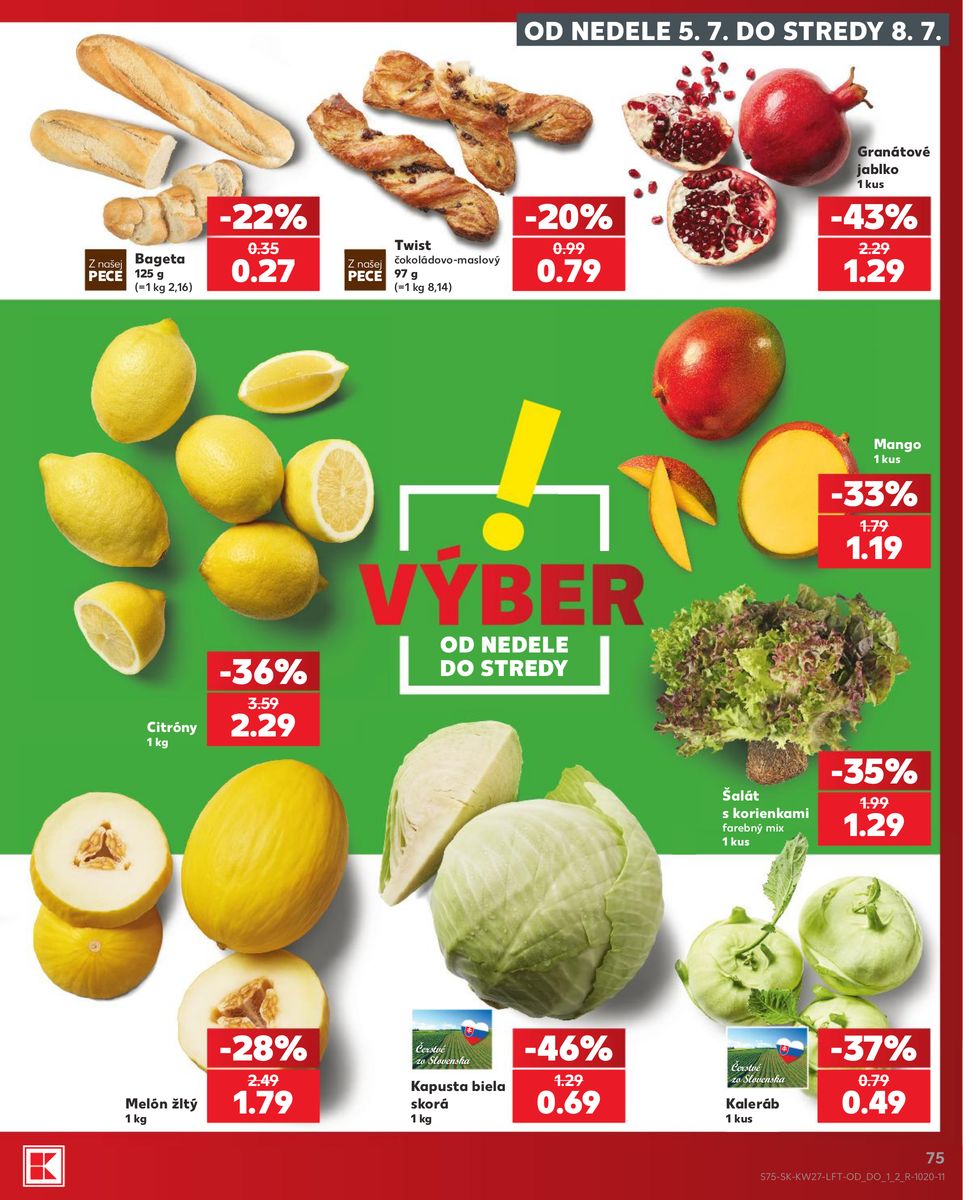 Kaufland catalog page 75 — 2026-07-02 to 2026-07-08