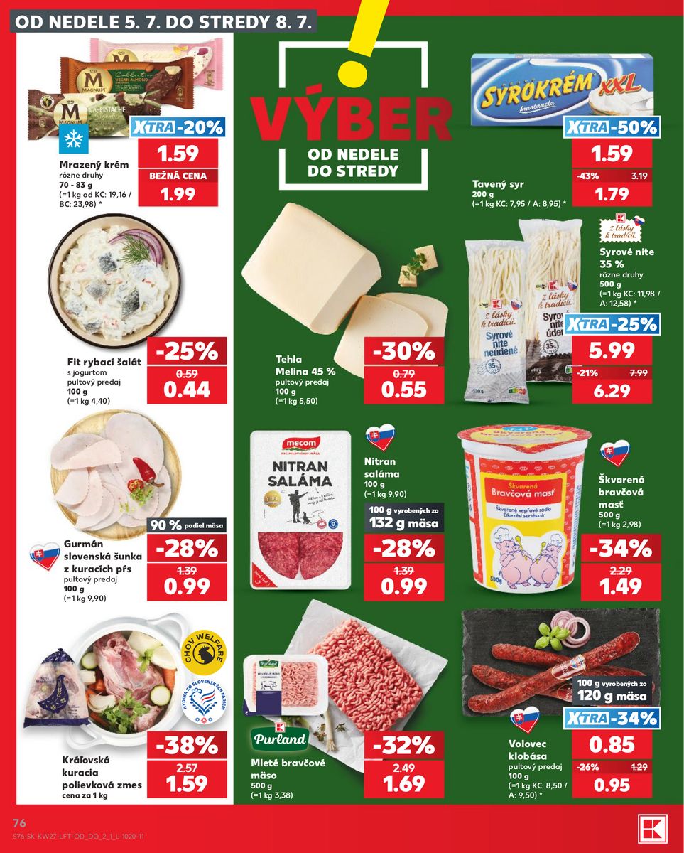 Kaufland catalog page 76 — 2026-07-02 to 2026-07-08