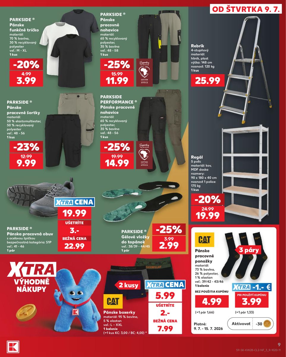 Kaufland catalog page 9 — 2026-07-09 to 2026-07-15