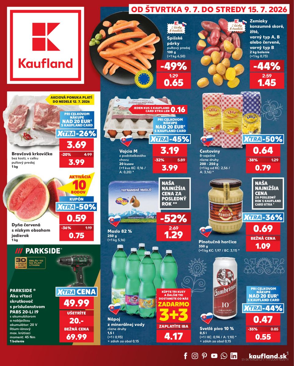 Kaufland catalog 2026-07-09 to 2026-07-15