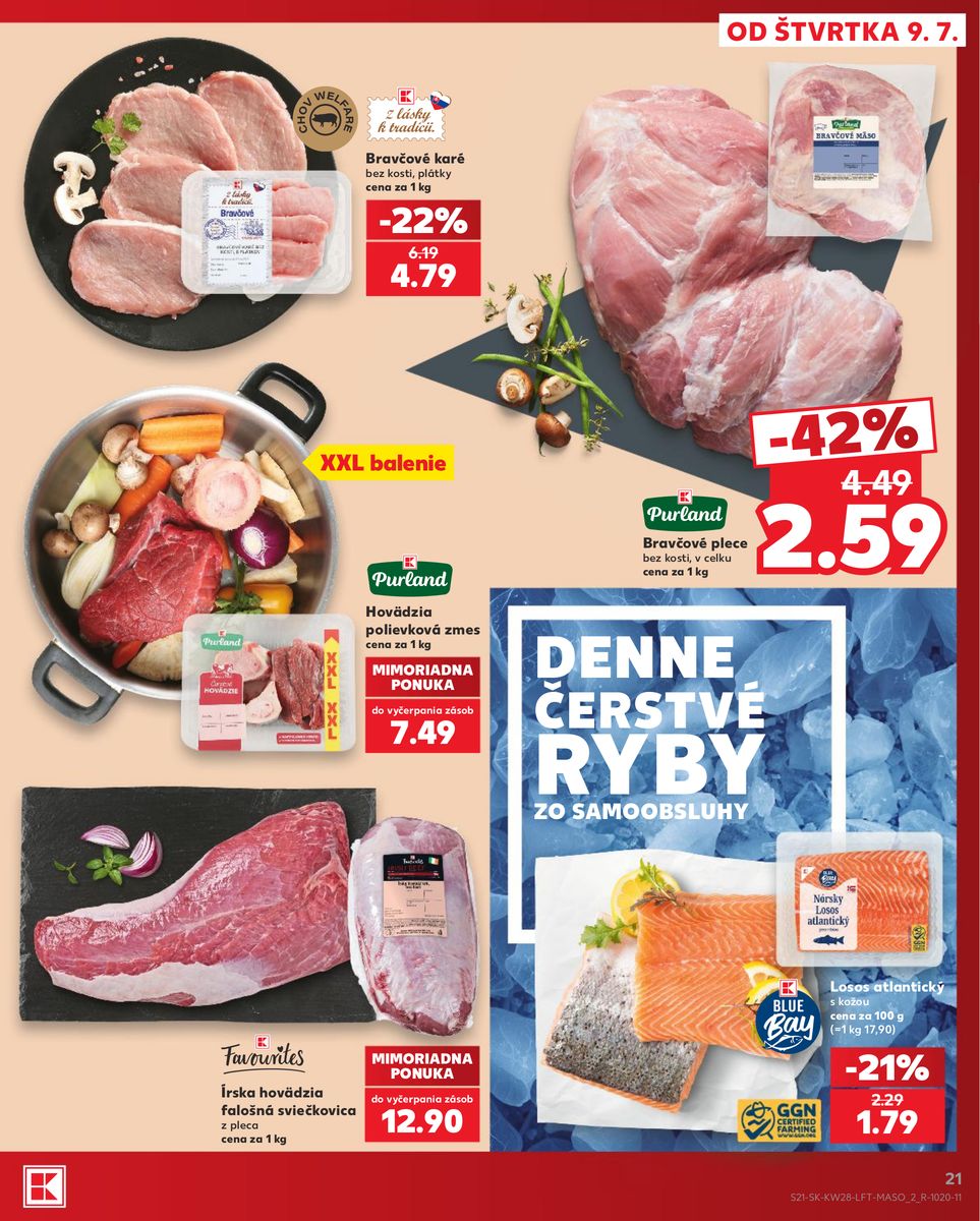 Kaufland catalog page 21 — 2026-07-09 to 2026-07-15