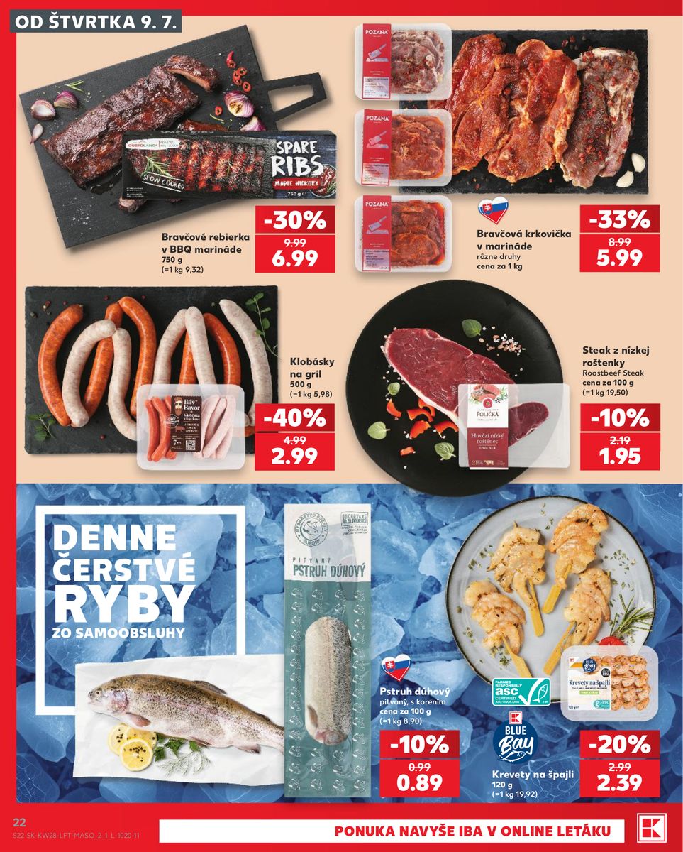 Kaufland catalog page 22 — 2026-07-09 to 2026-07-15