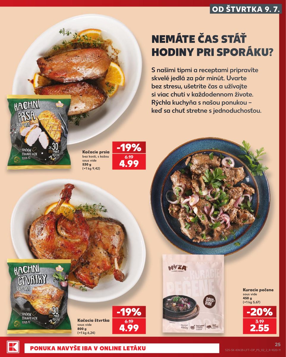 Kaufland catalog page 25 — 2026-07-09 to 2026-07-15