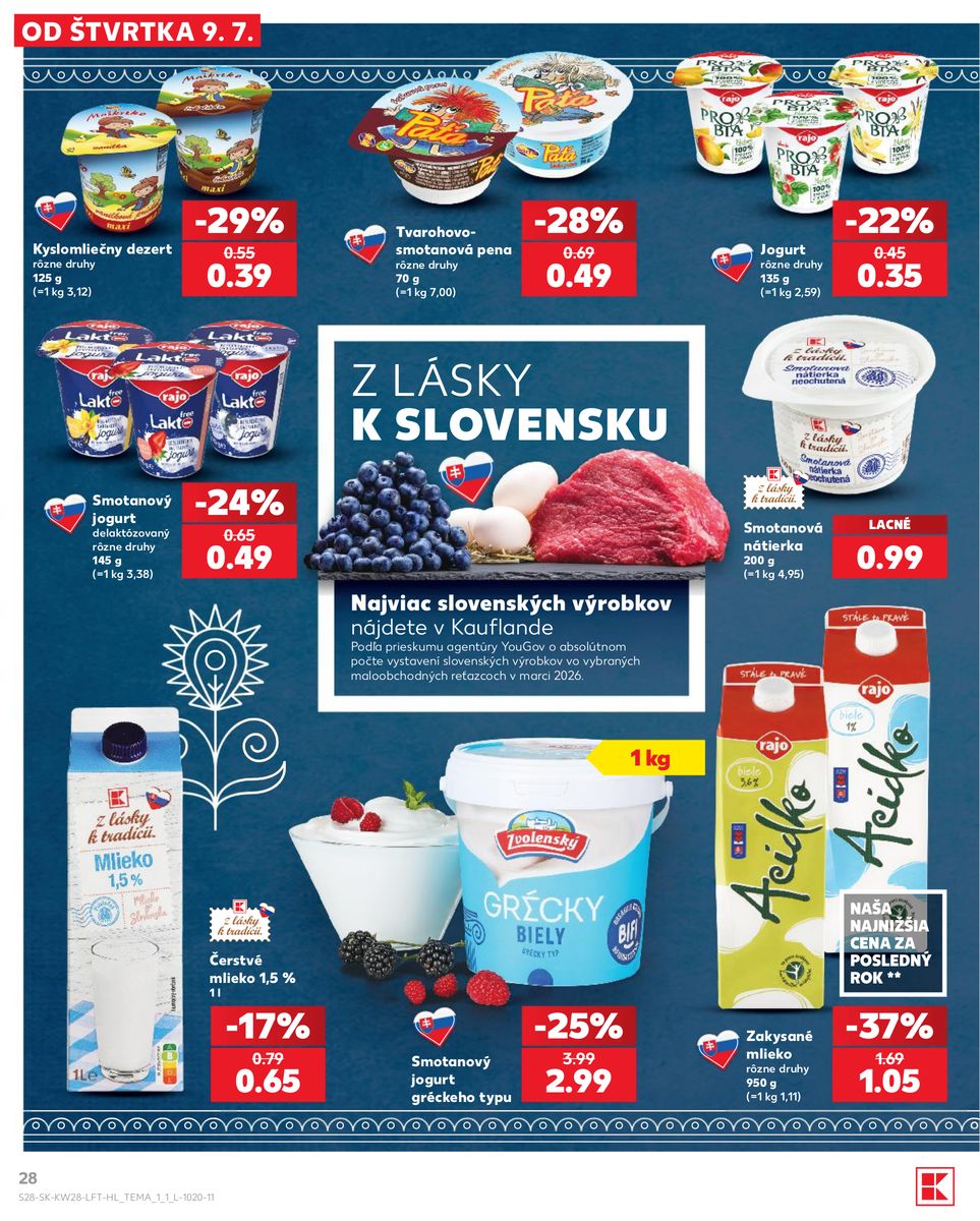 Kaufland catalog page 28 — 2026-07-09 to 2026-07-15