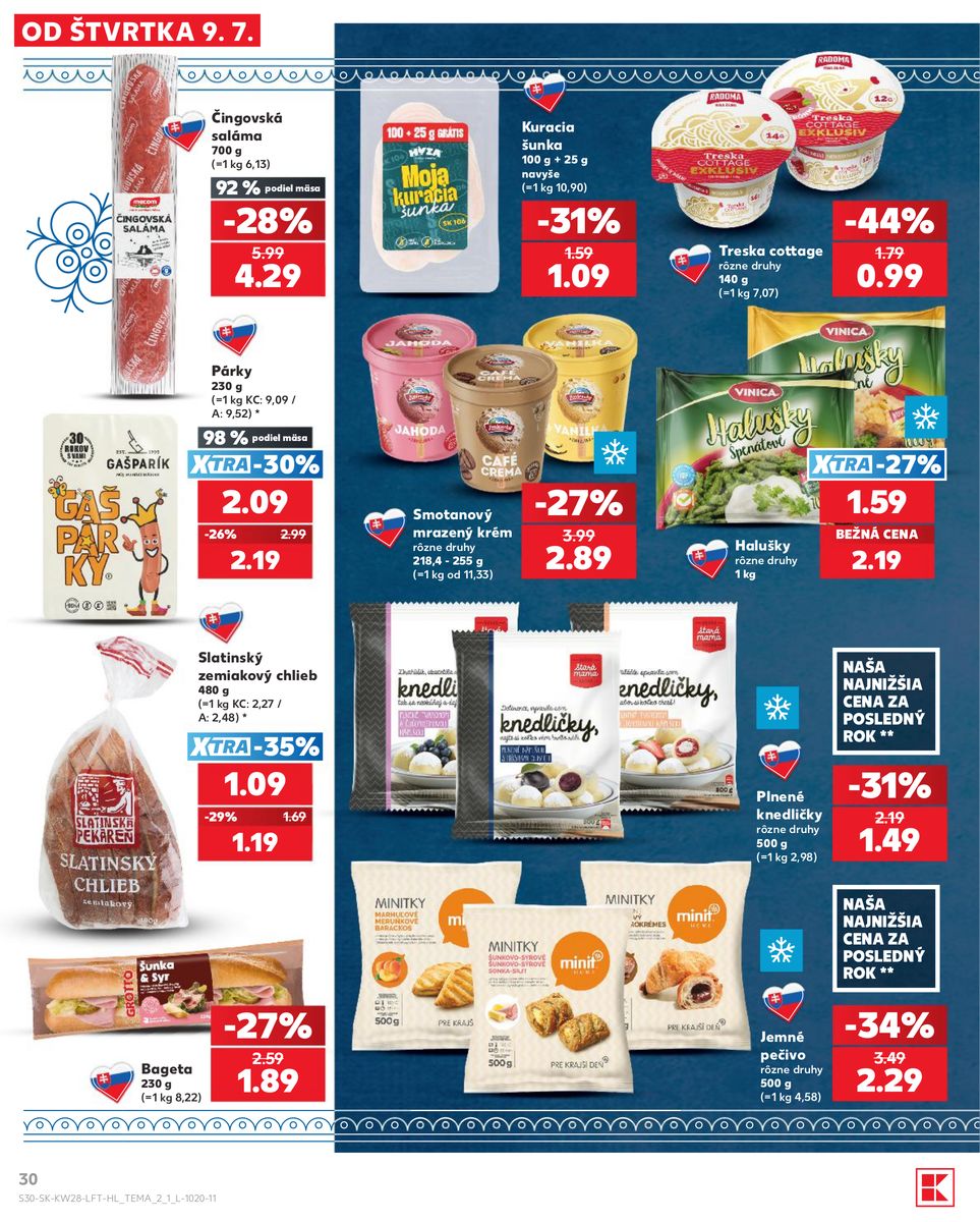 Kaufland catalog page 30 — 2026-07-09 to 2026-07-15