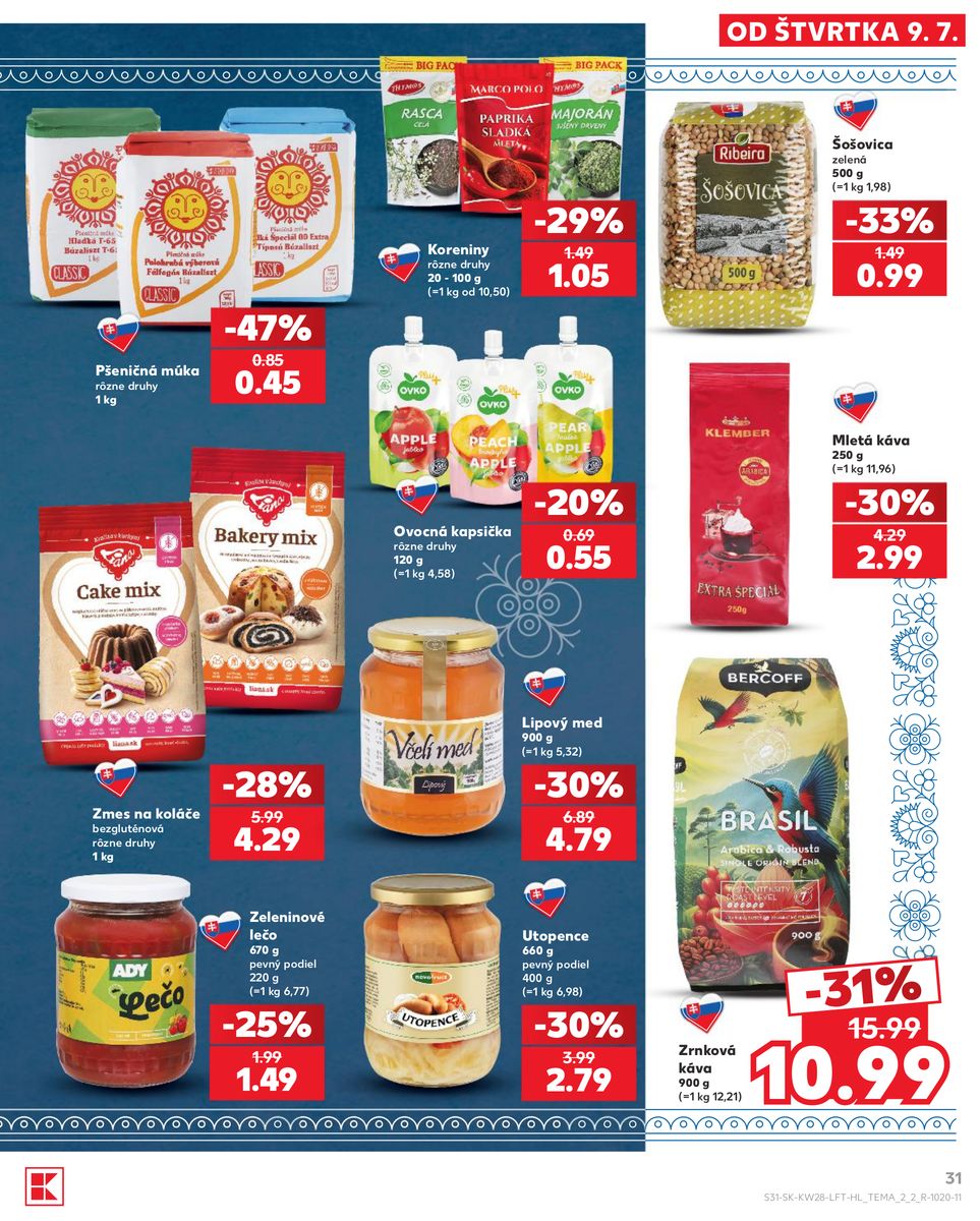 Kaufland catalog page 31 — 2026-07-09 to 2026-07-15